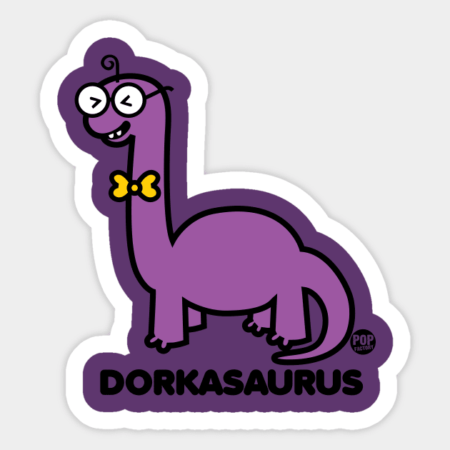 DORK DINO Sticker by toddgoldmanart